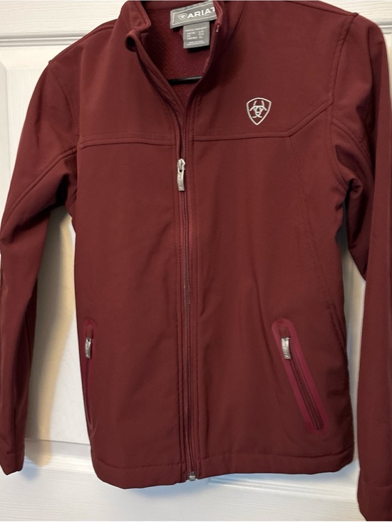 Ariat Other - Ariat Youth Burgundy Fleece-Lined Softshell Jacket